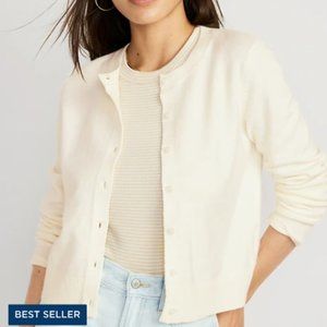 Old Navy Large Cropped Cardigan Sweater